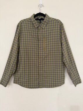 Alaskan Hardgear Shirt Men’s Large Plaid Stretch DULUTH Slim Fit Multicolor T099